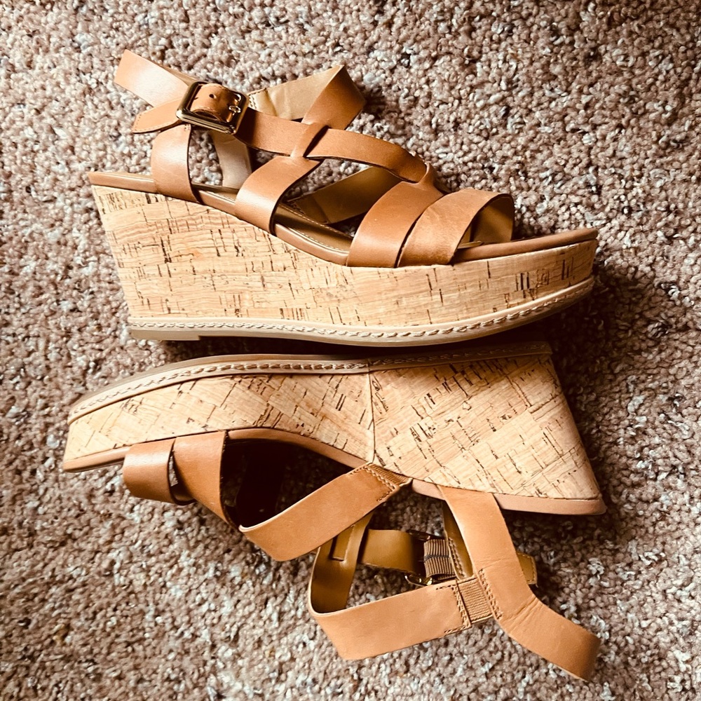 Franco Sarto leather wedge heels - Women's platform